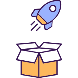 Rocket launch icon