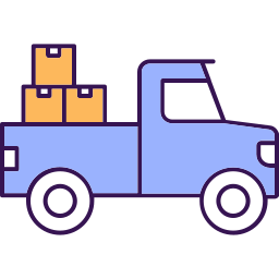 Delivery car icon