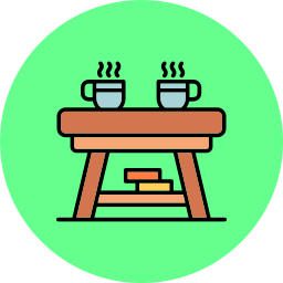 Coffee table icon