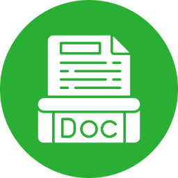 Doc file format icon