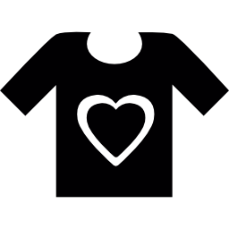 ハートのtシャツ icon