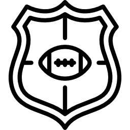 emblema da equipe de futebol americano Ícone