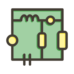 Electronic circuit icon