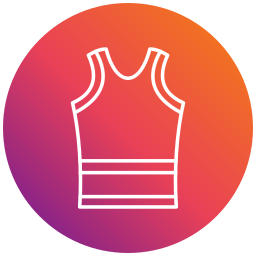 Sleeveless shirt icon