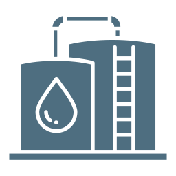 raffinerie de pétrole Icône