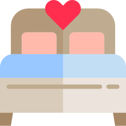 Double bed icon