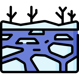 Breaking ice icon