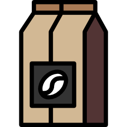 Coffee bag icon