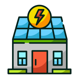 Solar house icon