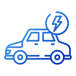 Electric car icon