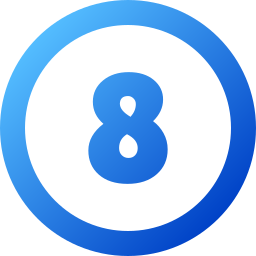 Number 8 icon