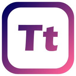 Letter t icon