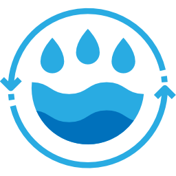 Water cycle icon