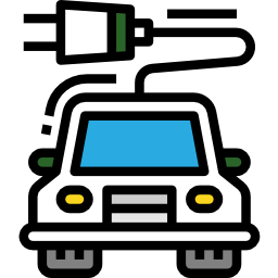 Electric car icon