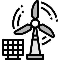 Green energy icon