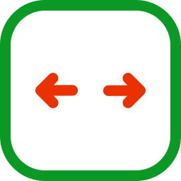 Left and right arrows icon