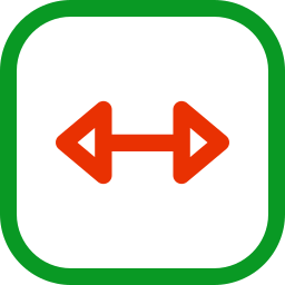 Left and right arrows icon