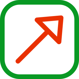 Diagonal arrow icon