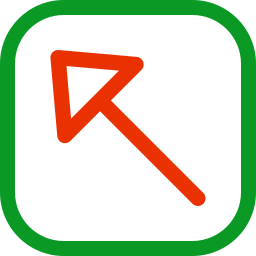 Diagonal arrow icon