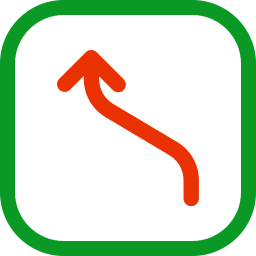 Turn left icon