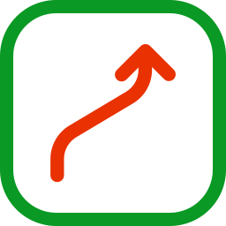 Turn right icon