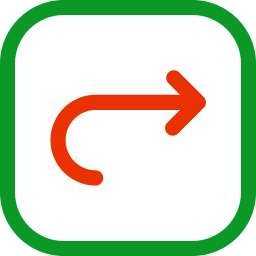 Turn right icon