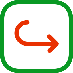 Turn right icon