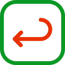 Turn left icon