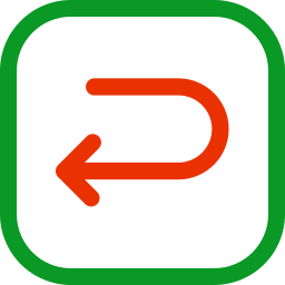 Turn left icon