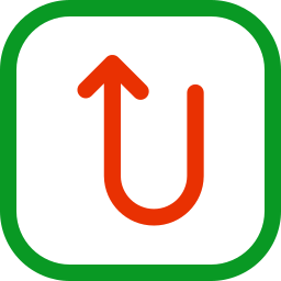 U turn icon