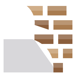 Brick wall icon