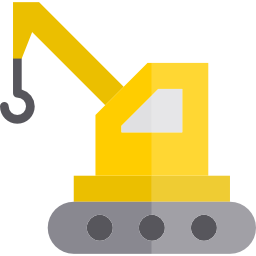 Crane truck icon