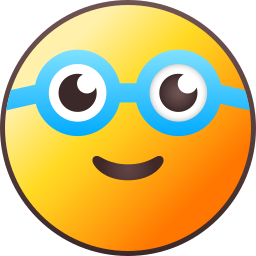 Nerd glasses icon