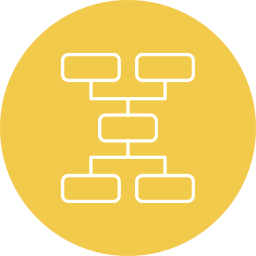 hiërarchische structuur icoon