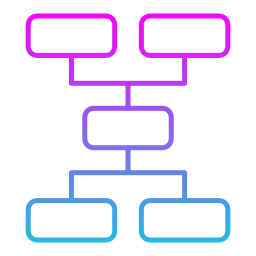 Hierarchical structure icon