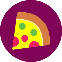 Pizza slice icon