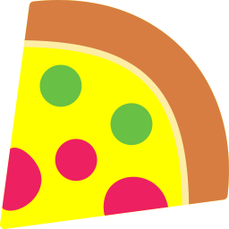 Pizza slice icon