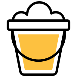 Sand bucket icon