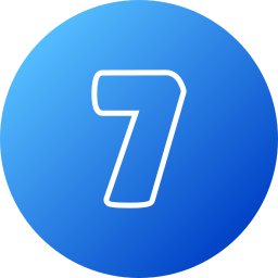 숫자 7 icon