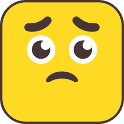 Sad face icon