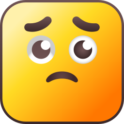 Sad face icon