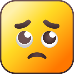 Sad face icon