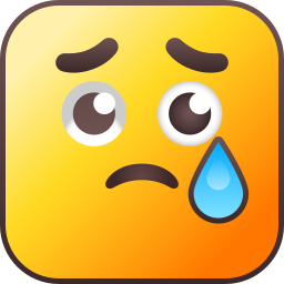 Sad face icon