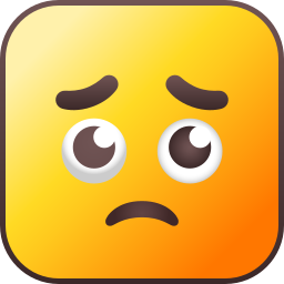 Sad face icon