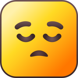 Sad face icon