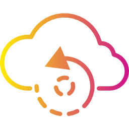 Computing cloud icon