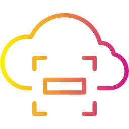 Computing cloud icon