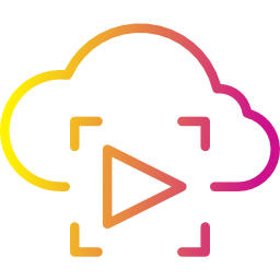 Computing cloud icon