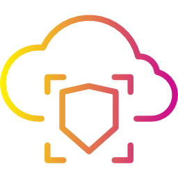 Computing cloud icon