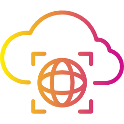 Computing cloud icon